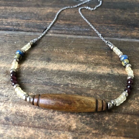 Patriotic Americana Short Gemstone Necklace - Picture 5 of 5